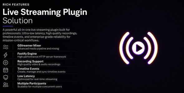 Recommended Third-Party WebRTC Live Streaming Plugin for Sngine, WoWonder and PlayTube