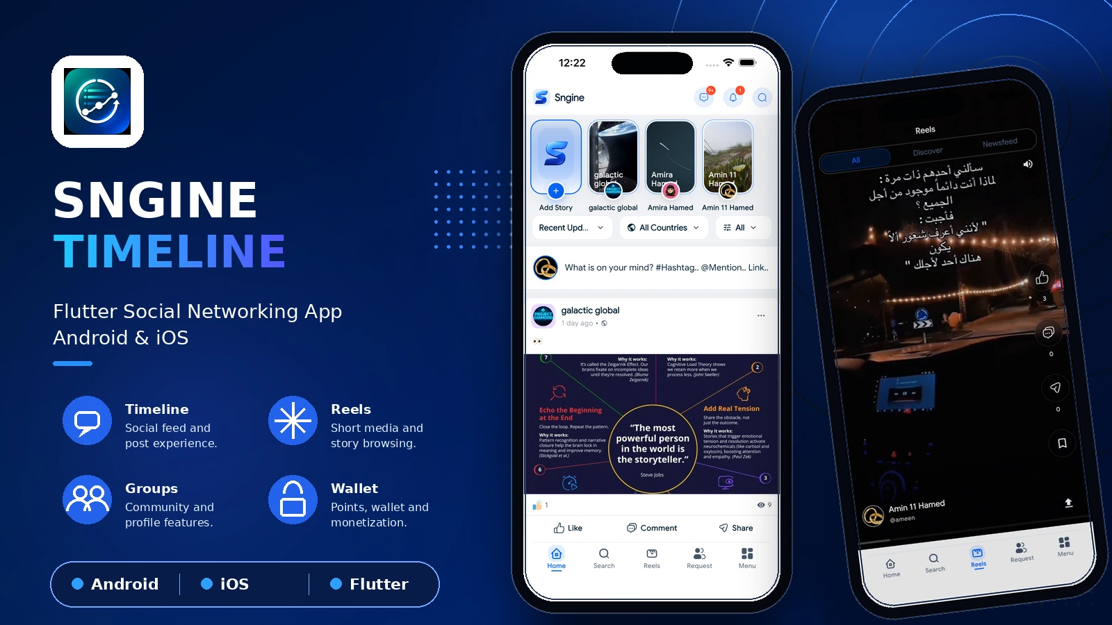 Sngine Pro Timeline 4.0.0: Complete Flutter Social Networking App Update